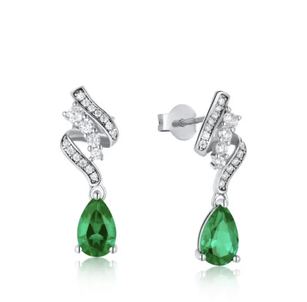 Emerald Drop Earrings